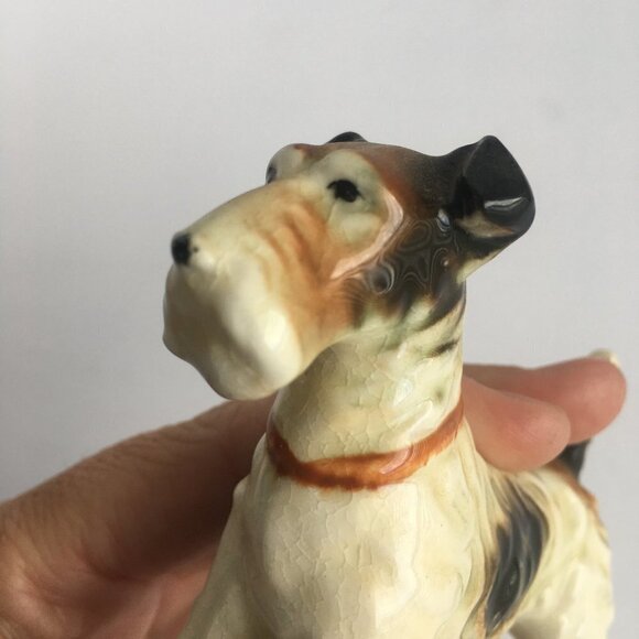 Vintage Dog Figurine Statue - Terrier, Airedale, Akita, Fox, Made in Japan - Picture 7 of 8
